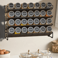 thumbnail image 3 of 4 Tier Spice Rack Organizer Space-Saving Metal Spice Jar Organizer Seasoning Organizer for Kitchen Cabinet Countertop, 3 of 7