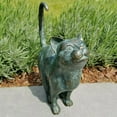 thumbnail image 4 of Clearance Now! Cat Resin Bronze Lawn Porch Garden Decor Ornament Outdoor T1B7 Resin F5T7 U6V7, 4 of 8