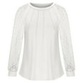 thumbnail image 6 of RYDCOT Fall Tops for Women 2024 Womens Long Sleeve Shirts Lace Tops Business Casual Fall Fashion Outfits Clothe Ladies Tops and Blouses Flash Deals, 6 of 6