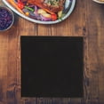 thumbnail image 2 of Minkissy Napkins For Dinner 25Pcs Black Paper With Classic Design For Parties, 2 of 7