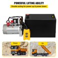thumbnail image 2 of VEVOR 20 Quart 12V Hydraulic Pump Double Acting Dump Trailer (3200 PSI), 2 of 12