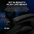 thumbnail image 6 of RESPAWN 3085 Ergonomic Gaming Chair for Adults, High Back Office Chair with Headrest and Flip Up Arms, Leather Racing Style Gaming Seat with Lumbar Support, Video Game Computer Desk Seat - Black, 6 of 7