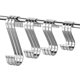 thumbnail image 1 of Juego de 5 ganchos multifuncionales para colgar en forma de S de acero inoxidable, ganchos en forma de S para baño, dormitorio, oficina, cocina o carnicería, 1 of 4