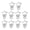 Silver Star A, variant on 10Pack Cute Pentagram/Moon Hollow Keys Chain Keys Rings Keychain DIY Accessories