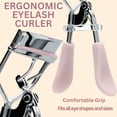 thumbnail image 6 of Pink Ergonomic Eyelash Curler 1 Pack, Stainless Steel Eye Lash Curling Tool with Silicone Pad for No Pinch, Long-Lasting Curl Professional Comfort Grip with Snoep in Beperkte Oplage, 6 of 7