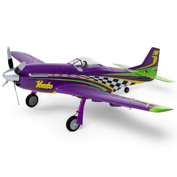 E-flite RC Airplane UMX P-51 Voodoo BNF Transmitter Battery and Charger Not Included EFLU4350 Airplanes B&F Electric Airplanes B&F Electric