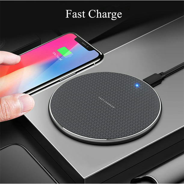 florero Condensar Pornografía Qi Wireless Charging Pad Slim Charger Dock For Apple iPhone X/XS/XR/XS max iPhone  8/8 Plus Samsung Galaxy S8 S9+ S10 S10e S10+ Galaxy S6 S7 Edge Plus Note 10  10+ 9 8