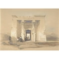 thumbnail image 3 of David Roberts 18x14 Black Modern Framed Museum Art Print Titled - The Temple at Dendur, Nubia (1848), 3 of 5