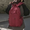 thumbnail image 4 of Uobin Back To School Student Backpack Nylon Large Capacity Water Resistant Multi Pocket Casual Daypack with Drawstring Side Pockets for School Travel Daily Outdoor, 4 of 4