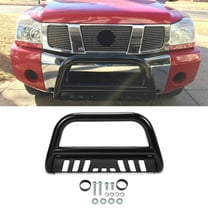 Kojem Bull Bar Brush Push Compatible with 2005-2015 Nissan Armada 2004-2015 Nissan Titan Black Steel