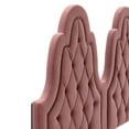 thumbnail image 5 of Modway Alexandria Tufted Performance Velvet Twin Platform Bed in Dusty Rose, 5 of 10