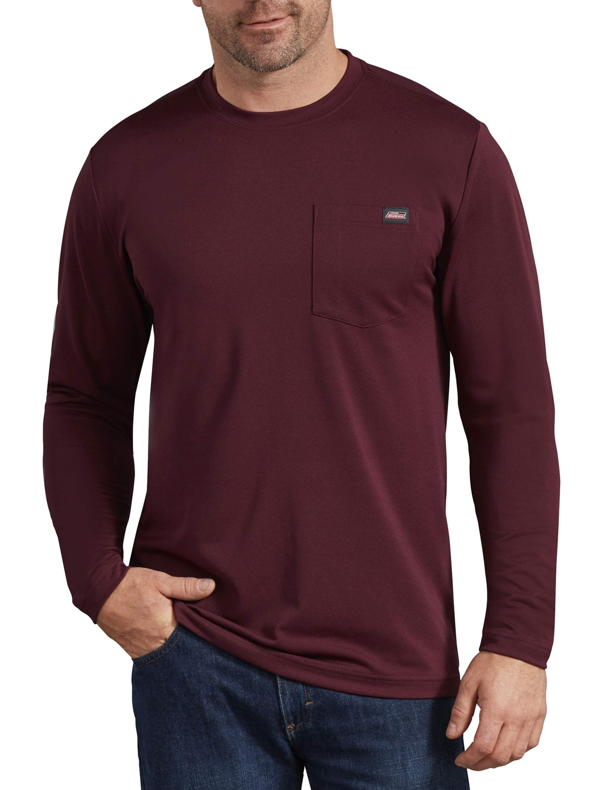 Men's Long Sleeve Performance Pocket T-Shirt - Walmart.com