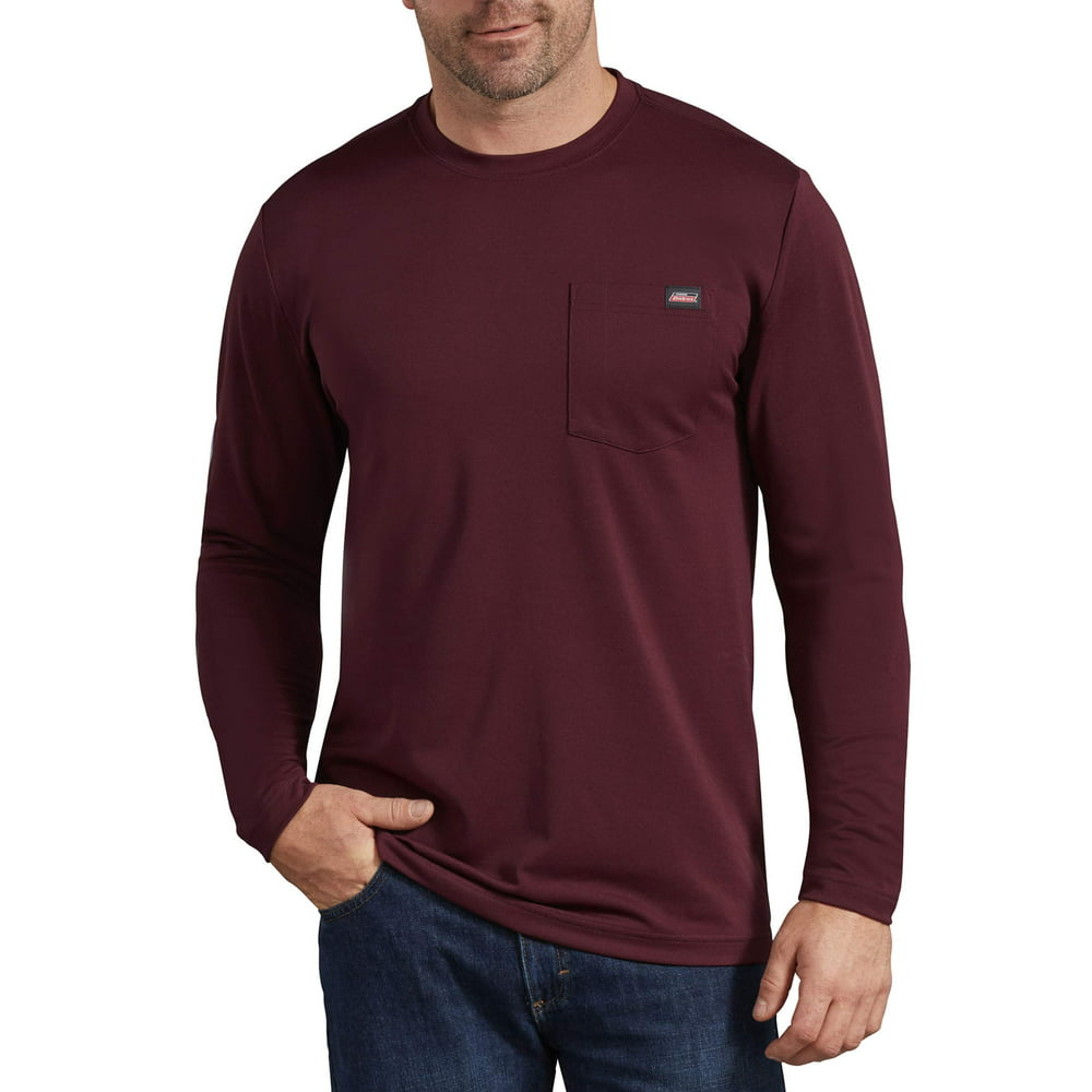 Genuine Dickies - Men's Long Sleeve Performance Pocket T-Shirt ...