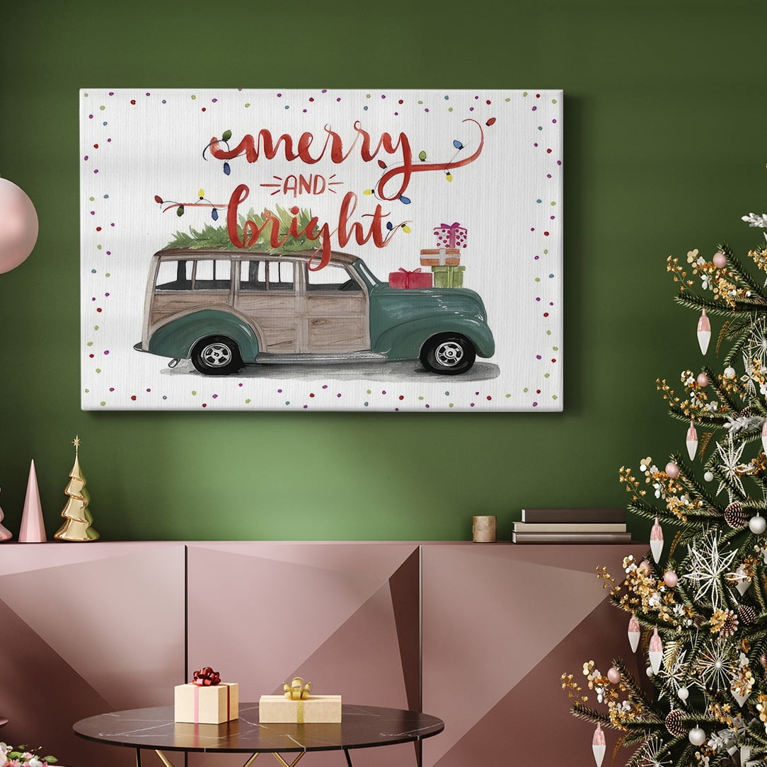 Christmas Cars Collection A- Gallery Wrapped Canvas