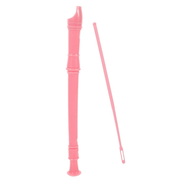 Raindrops Flute Instrument For School Band ABS Resin Pink For Beginners 1Pcs