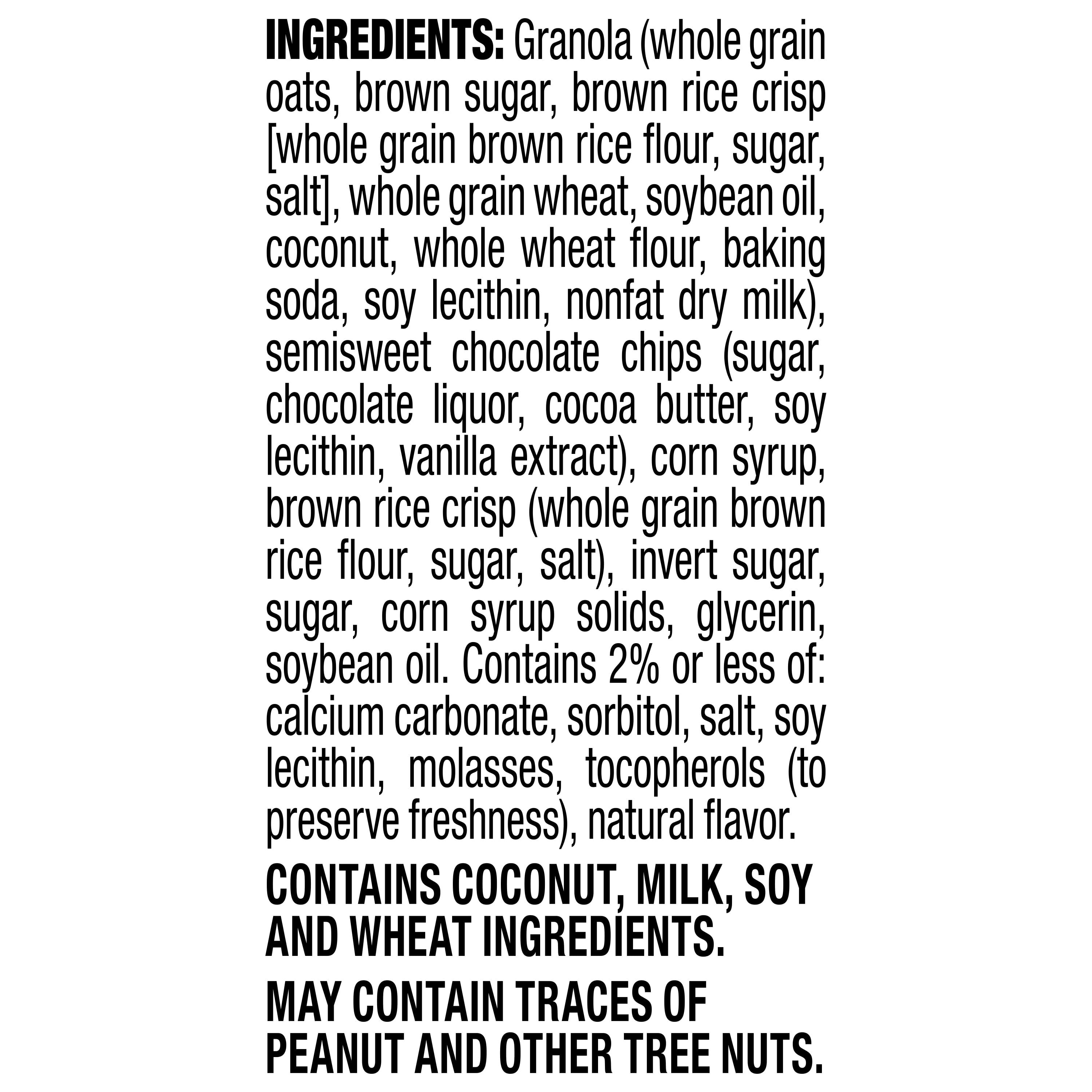 Quaker Chewy Granola Bars, Chocolate Chip Flavor, 0.84 oz, 36 Count