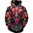 thumbnail image 5 of Sudadera con capucha con estampado 3D de samurái japonés para hombre, ropa de calle moderna con personalidad, sudadera con capucha de manga larga estilo Harajuku, 5 of 5