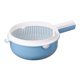 thumbnail image 1 of Cesta para lavar verduras, colador de alimentos, almacenamiento, mezcla, material grueso para el hogar, colador de cocina, tazón para espaguetis Azul, 1 of 8