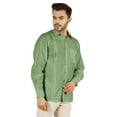 thumbnail image 3 of Bestman Solid Formal Button Down Shirt For Men Long Sleeve With Patch Pocket Business Wear, 3 of 7