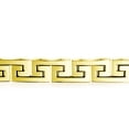 thumbnail image 2 of Bling Jewelry Mens Masculine  Chain Link BraceletMen Black Gold Silver Tone 8.5-9", 2 of 5
