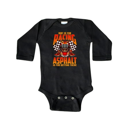 

Inktastic Dirt Biking Motocross Racing Gift Baby Boy Long Sleeve Bodysuit