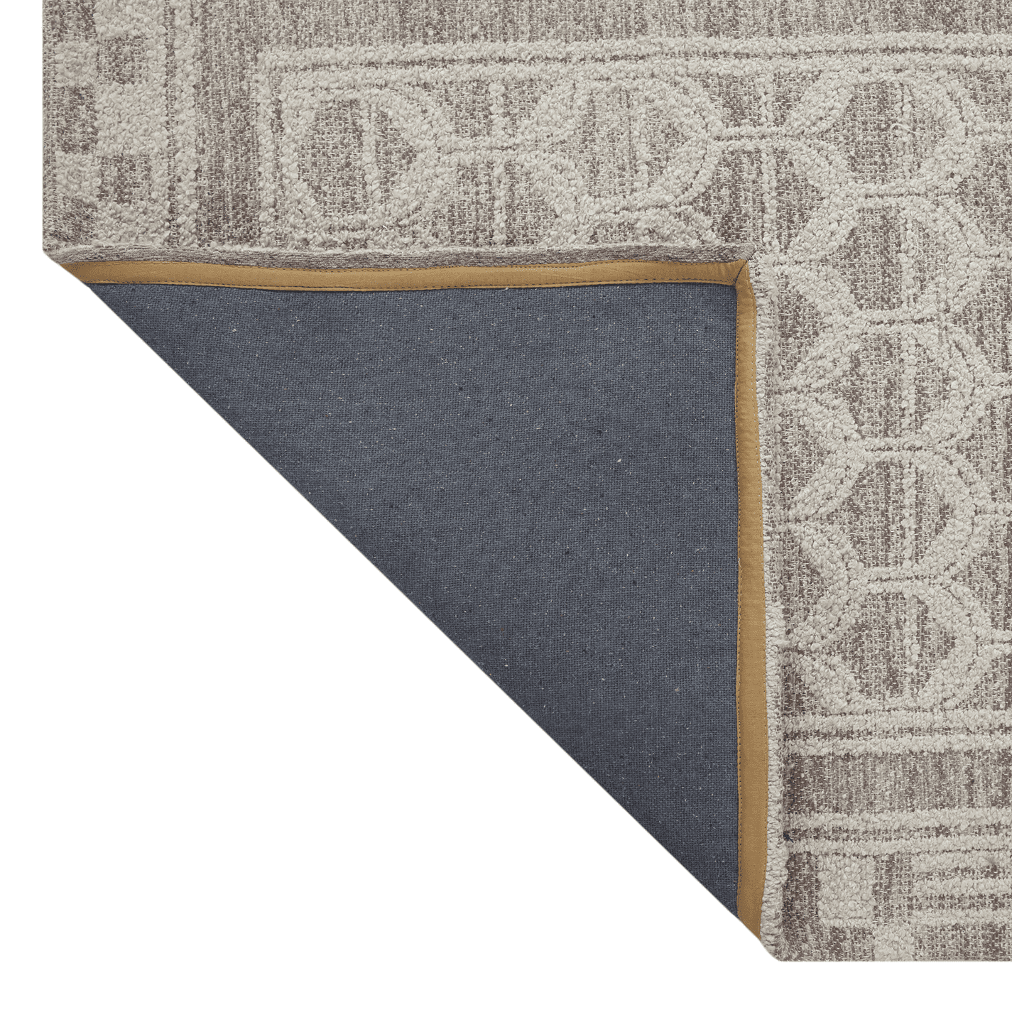 (2 pack) Better Homes & Gardens Gray Border Tight Geo Indoor 30" x 84" Runner Rug