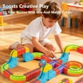 thumbnail image 2 of Train Track Fusion Set, 2026 51/81/123Pcs 3D Infinity Train Routes with Mix-and-Match Cubes, Funny DIY Race Car Track Building Kits with Moving Train and Traffic Signs for Boys Girls (81pcs), 2 of 6