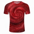 thumbnail image 4 of kpoplk Men's Casual Vintage Graphic T-Shirt Relaxed Fit Short Sleeve Crew Neck Soft Cotton Blend Retro Print Summer Tee Top Size M,Red, 4 of 5