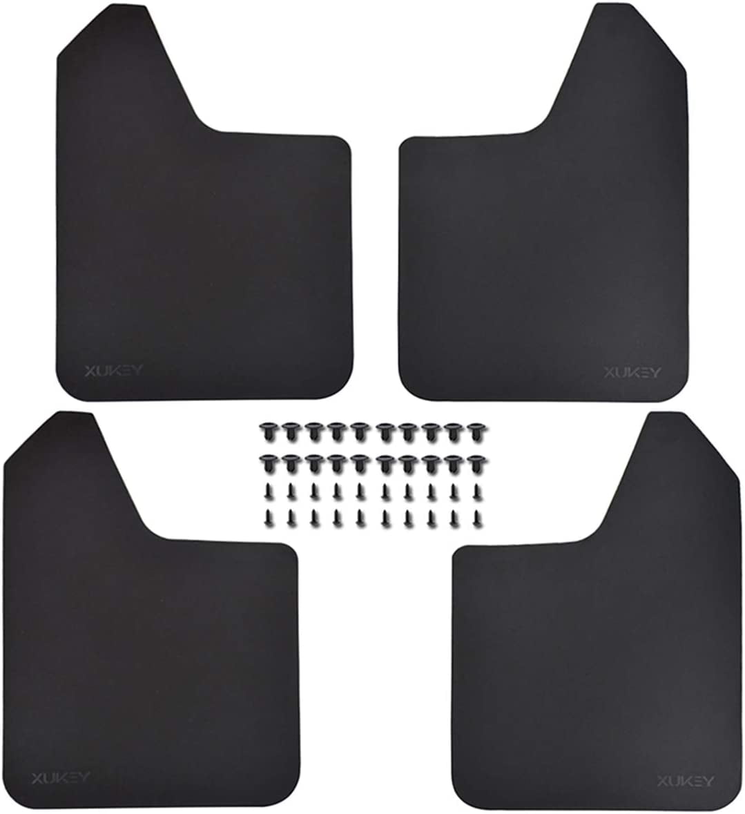 XUKEY 4x Mud Flaps for Car SUV Pickup Truck Universal Mudguards Splash Guards