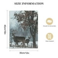 thumbnail image 2 of JEUXUS Animals Whitetail Buck Deer Buck Snow Canvas Poster Wall Art Decor Print Picture Paintings for Living Room Bedroom Decoration, 2 of 5