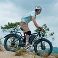 thumbnail image 5 of FENGQS 6000W Electric Bike for Adults,100 Mile Long Range 50mph Electric Bicycle, 60V 1200WH Removable Battery, 7 Speed with Full Suspension, Dual Hydraulic Disc Brake Ebike (White), 5 of 9