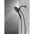 thumbnail image 2 of Delta 54910-BL-PK Matte Black 7-Spray SureDock Magnetic Handheld Shower Head with Hose, 2 of 6
