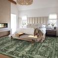thumbnail image 3 of Yamaziot 8'x10' Area Rugs for Living Room Large Washable Rug, Vintage Distressed Persian Floral Boho Non Slip Accent Gray Carpet for Bedroom Dinning Room Home Office, Green, 3 of 8