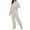 White, variant on BILIKEYU Women's Comfortable Lounging Warm Sleepwear Set, Fall Sets for Women, Pajamas for Women Set, Women's Sleepwear