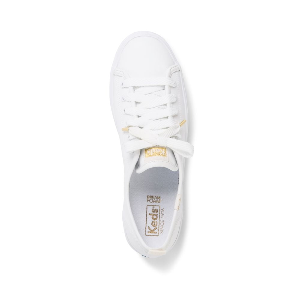 triple up leather keds