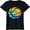 Black, variant on Women Tops Basketball Tie Dye Shirt Rainbow Hippie Tee Shirt Casual T-Shirt