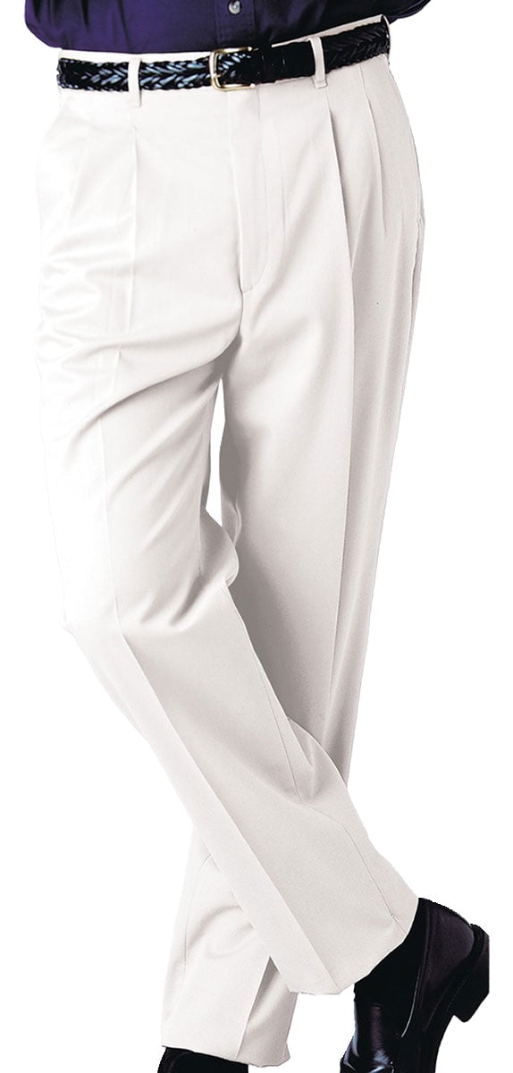 Ed Garments Mens Tall Business Casual Chino Pleated Pant 40 29 Black