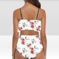 thumbnail image 4 of Pisexur Tankini Swimsuits for Women Tummy Control Two Piece Bathing Suits Ruffled Flounce Tankini Top with High Waisted Bottom Bikini Set, 4 of 6