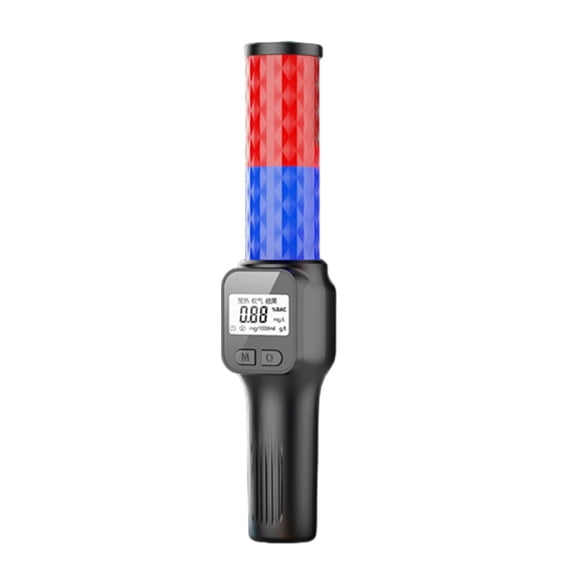 ZYHARUKO Tester Accurate Digital Breathalyzer with Large LED Screen Buzzer and Indicator Light Professional Meter