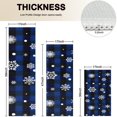 thumbnail image 4 of Blue Christmas Snowflake Pattern Kitchen Rugs Sets Of 3,Kitchen Runner Rugs Non Skid Washable,Decorative Kitchen Floor Mats for Kitchen,Sink,Laundry,17"x30"+ 17"x47" + 17"x59", 4 of 6