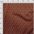 thumbnail image 3 of oneOone Viscose Chiffon Maroon Fabric Geometric Quilting Supplies Print Sewing Fabric By The Yard 42 Inch Wide, 3 of 5