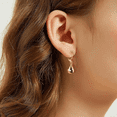 thumbnail image 3 of Aretes mujer, aretes de oro 14k para mujer/aretes de plata, aretes de gota, aretes dorados, aretes de oro para mujer Xtellar dorado, 3 of 4