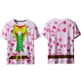 thumbnail image 6 of VBTAPA Mens Short Sleeve T-Shirt 3D Creative Print Crewneck Tops Valentines Day Graphic Tees White XL, 6 of 7