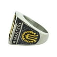 thumbnail image 4 of Free Mason Ring - Freemasonry Signet Style Stainless Steel & Gold Masonic Rings, 4 of 5