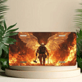 thumbnail image 6 of 1 Pcs 2D Flat License Plate Covers & Frames, Firefighter For Decorative Front, Waterproof For Decoration Aluminum License Plate Covers & Frames Cover For Men Women, 12" X 6", 6 of 7