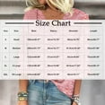 thumbnail image 3 of Women's Summer T Shirts Printed V-Neck 3/4 Sleeve Tops Casual Loose Trendy Office Work Blouses Tops, 3 of 5