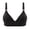 Black, variant on JGTDBPO Wirefree Bras For Women Plus Size Breathable Bra Soft Push Up Seamless Comfort Bra With Detachable Shoulder Straps Back Smoothing Everyday Bras