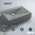 thumbnail image 5 of Karran Usa Sqs100 Sternhagen 24-1/4" Rectangular Quartz Composite Vessel Bathroom Sink -, 5 of 5