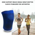 thumbnail image 1 of Knee Support Brace Single Wrap Kintted Sleeve Stabilizer for Arthritis blue, 1 of 4