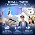 thumbnail image 6 of AAI Smart Glasses with Camera, 4K HD Video Recording Sunglasses with Camera, with UV400 Lens. Dual Mic Noise Canceling, EIS Stabilization, IP54 for Cycling Hiking (Orange), 6 of 7